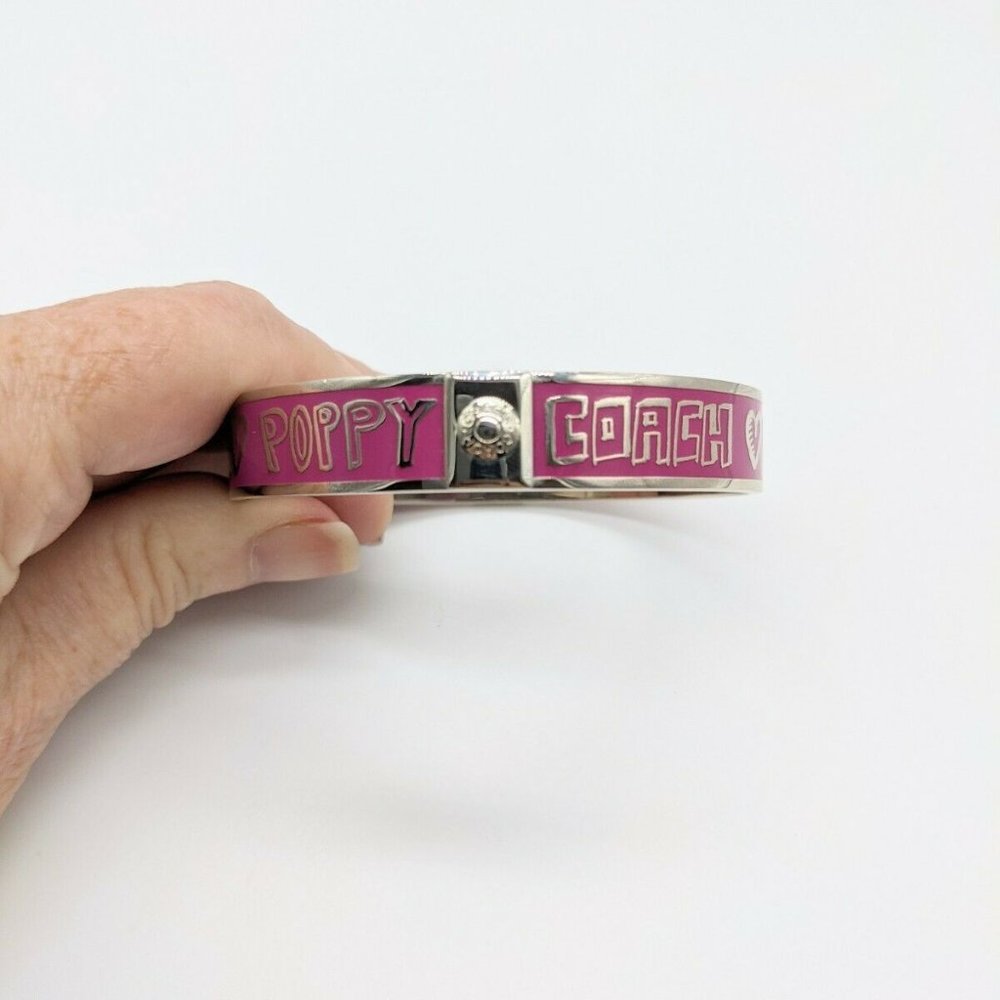 Pink Poppy Coach Bracelet - Picture 4 of 5